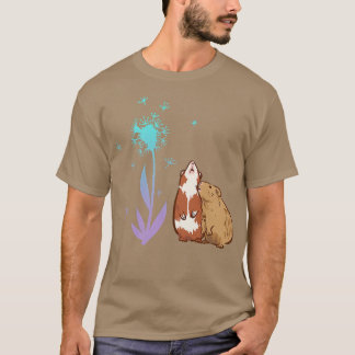 Cute Guinea Grisar Dandelions T Shirt