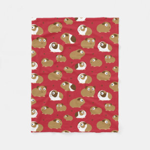 Cute Guinea Grisar Fleece Blanket