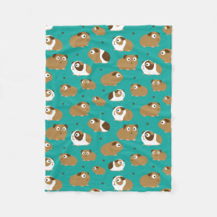Cute Guinea Grisar Fleece Blanket