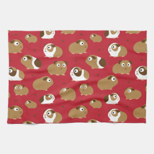 Cute Guinea Grisar Kitchen Towel Kökshandduk