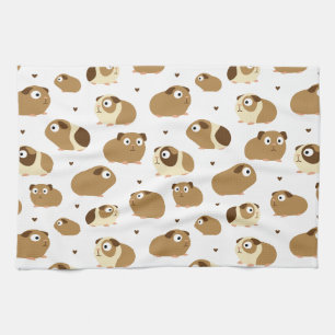 Cute Guinea Grisar Kitchen Towel Kökshandduk