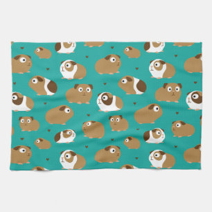 Cute Guinea Grisar Kitchen Towel Kökshandduk