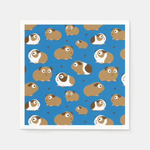 Cute Guinea Grisar Napkins Pappersservett