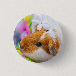 Cute Guinea-Pet Gris Knapp