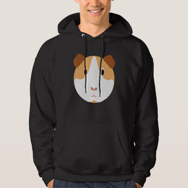 Cute Guinea Pig Costume Hoodie (Framsida)