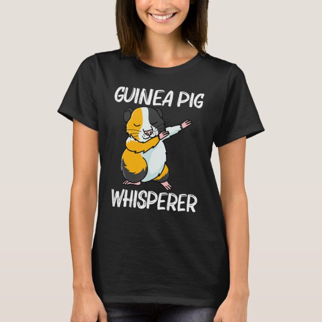Cute Guinea Pig For Men Women Pet Animal Breed T Shirt (Framsida)