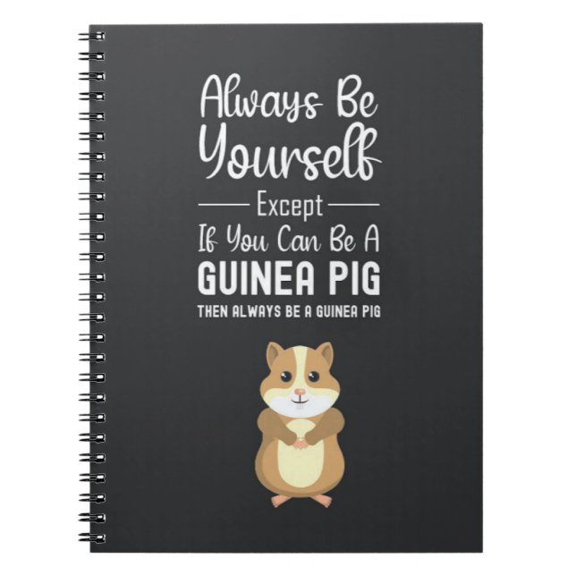 Cute Guinea Pig Gifts Funny Pet Animal Humor Team Anteckningsbok (Framsidan)