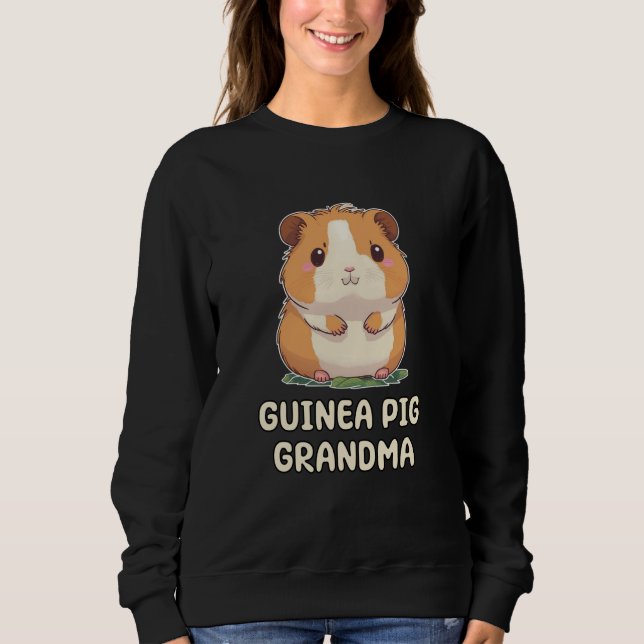 Cute Guinea Pig Grandma Grandmother Nana  1 T Shirt (Framsida)