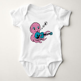 Cute Guitar Player Octopus T Shirt