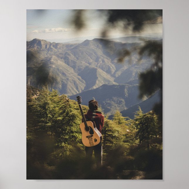 Cute Guitar Poster (Framsidan)