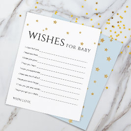 Cute Guld Stars Önskemål för Baby Adapter