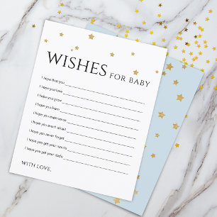 Cute Guld Stars Önskemål för Baby Adapter