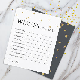 Cute Guld Stars Önskemål för Baby Adapter