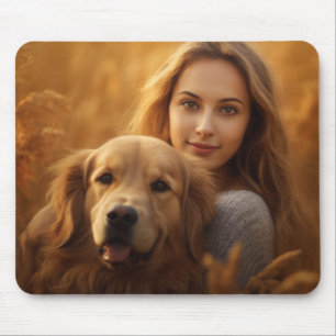 Cute Gulden hämmare Bästa Hund Mamma någonsin Musmatta