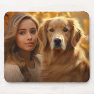 Cute Gulden hämmare Bästa Hund Mamma någonsin Musmatta