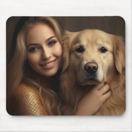 Cute guldhämtare Bästa Hund Mamma någonsin-musmatt Musmatta