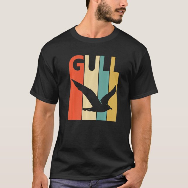 Cute Gull Animal T Shirt (Framsida)