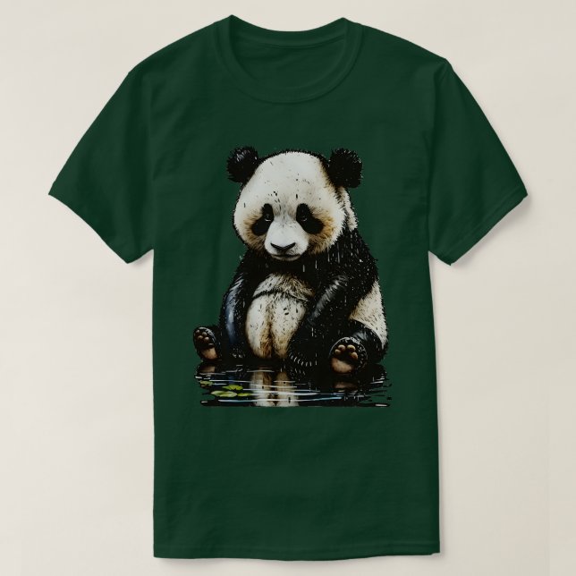 Cute gullpanda t shirt (Design framsida)