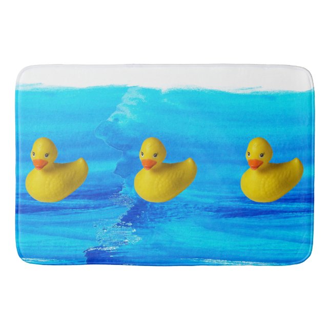 Cute Gult Anka Bath Mat Badrumsmatta (Framsidan)