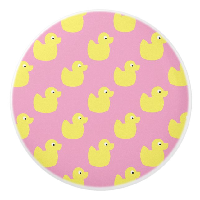 Cute gult ankies mönster knopp (Framsidan)