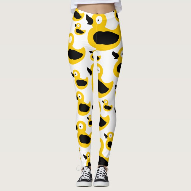Cute gult ankor leggings (Framsida)