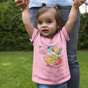 Cute Gult Baby Anka i Vår Påsk T Shirt