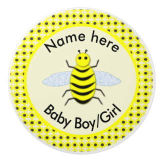 Cute Gult Baby Bee Kön Neutral Anpassningsbar Nurs Knopp