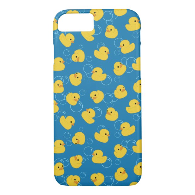 Cute Gult Bath Anka Case-Mate iPhone Skal (Baksida)