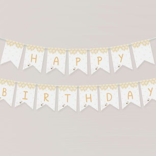 Cute Gult Bee honey First Bee day Vimplar