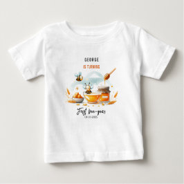 Cute Gult Bee & Solros 1:a bidagen T Shirt