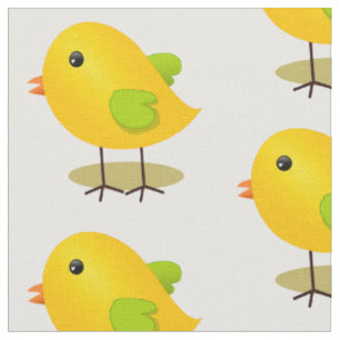 Cute Gult Chick Mönster Tyg