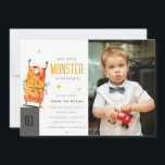 Cute Gult en Eyed Monster Kids Photo Birthday Inbjudningar<br><div class="desc">Cute One Eyed Monster Kids Collection - Det är en Cute Elegant Simple Minimal water color Illustration of Söt lille monster with vingar and eart, with colorful look perfekt for your small roligt born days and party. Det är mycket enkelt att anpassa, med dina personuppgifter. Om du behöver någon annan...</div>