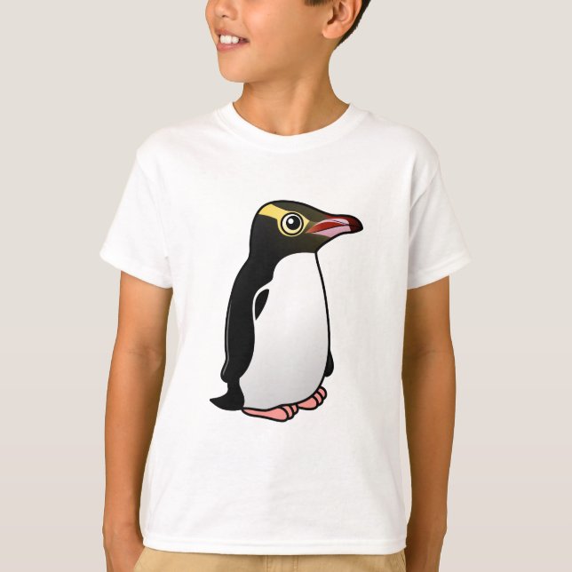 Cute Gult-eyed Penguin T Shirt (Framsida)