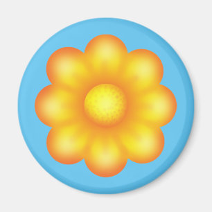 Cute Gult Flower Magnet