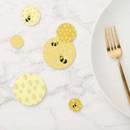 Cute Gult Humla och Honeycomb Baby Shower