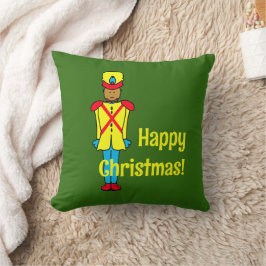 Cute Gult Leksak Soldier Kudde