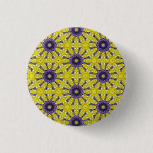 Cute Gult Lila Kaleidoscope Geometric Mönster