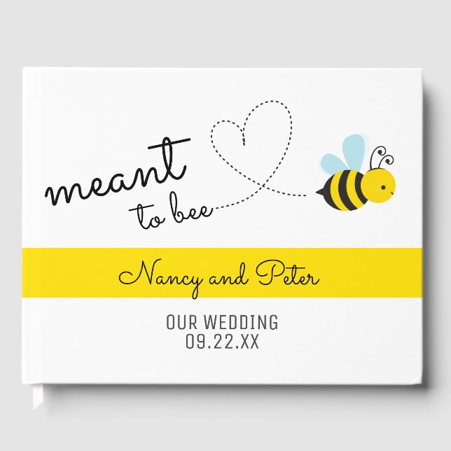 Cute Gult Meed to Bee Guest Bok (Framsida)
