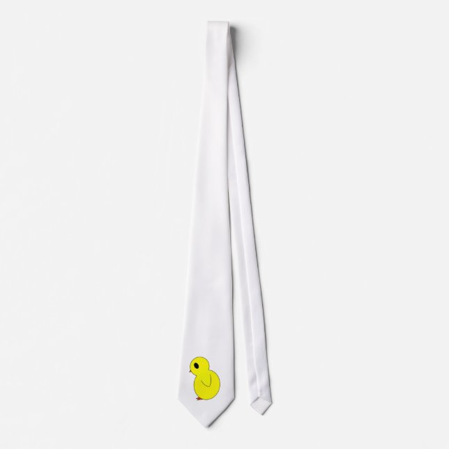 Cute Gult Peep Neck Tie Slips (Framsida)