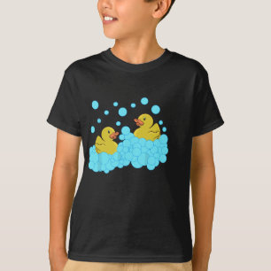 Cute Gult Rubber Anka, Duckie Bath Leksak, Rubber T Shirt