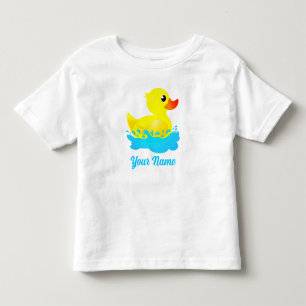 Cute Gult Rubber Anka sjunger om T Shirt
