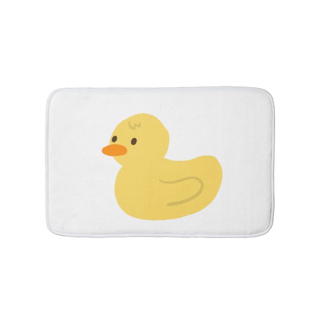 Cute Gult Rubber Ducky Anka Graphic Bathmat Badrumsmatta (Framsidan)