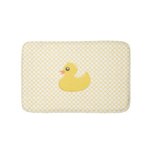 Cute Gult Rubby Ducky Bath Mat