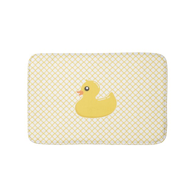 Cute Gult Rubby Ducky Bath Mat Badrumsmatta (Framsidan)