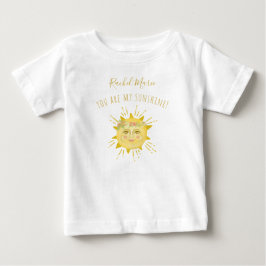 Cute Gult som du är min solljus babystötgåva T Shirt