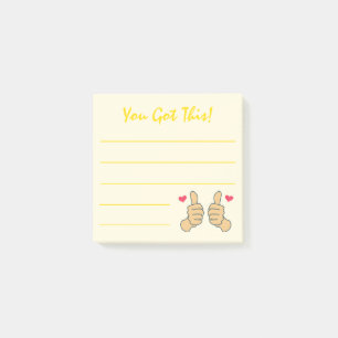 Cute Gult stöter på Harna i offerten Post-it Block