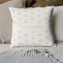 Cute Gult Sunshine Boho Whimsical Kids Nursery Kudde