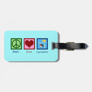 Cute Gymnastics Bagagebricka