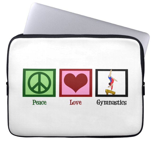 Cute Gymnastics Laptop Fodral (Framsidan)