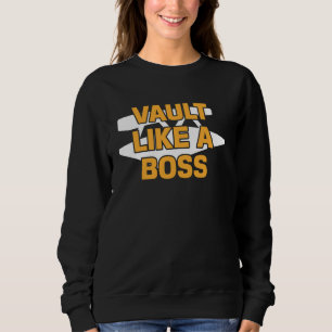 Cute Gymnastics Vault som en Chef Gymnast-grafik T Shirt